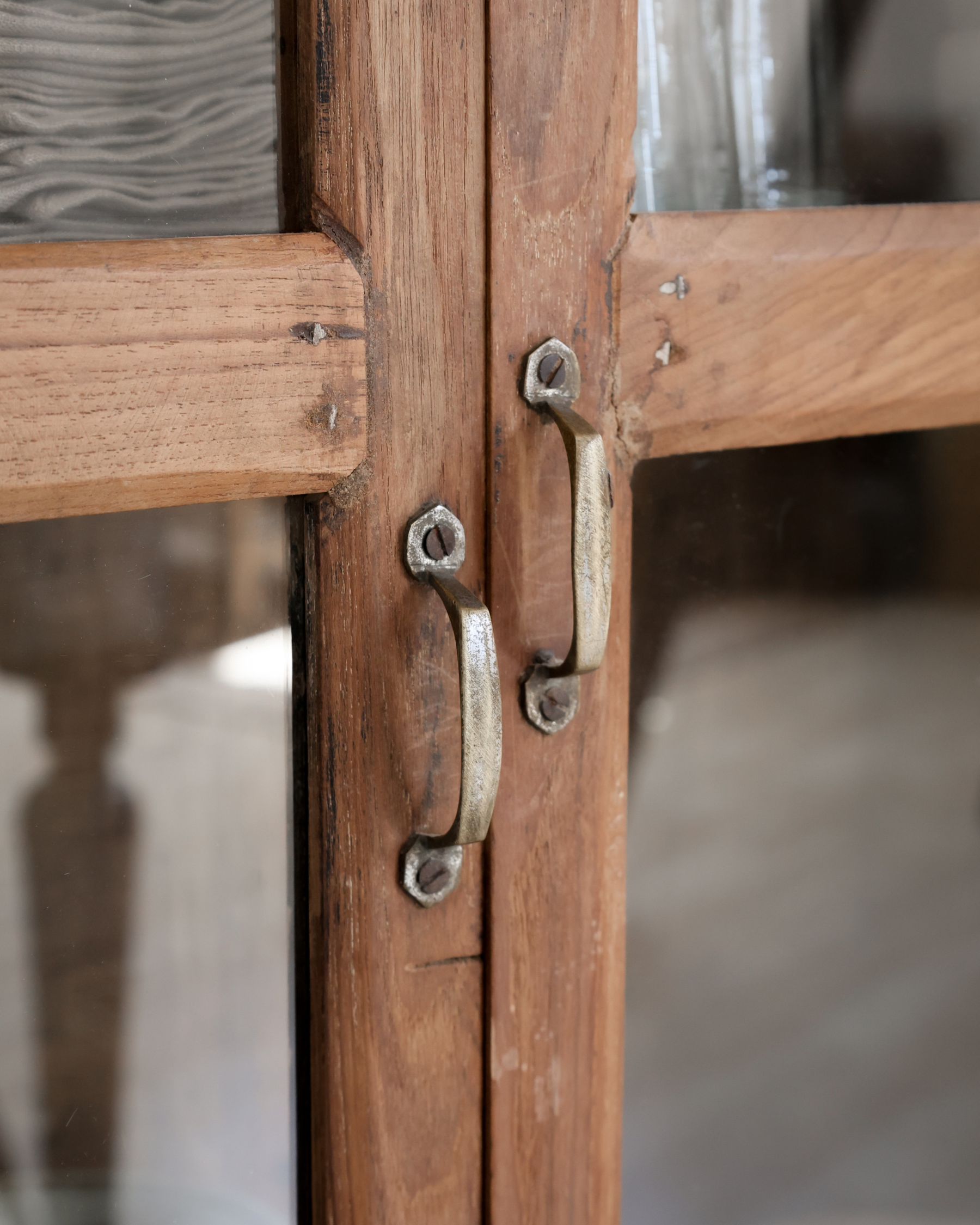Vintage Wood and Glass Cabinet - I